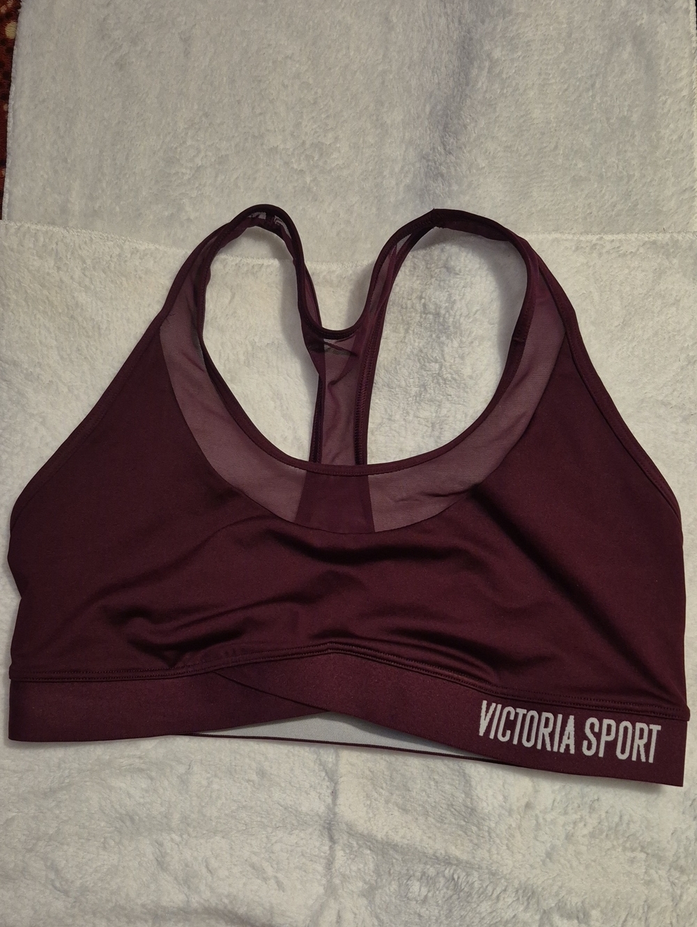 Victoria's Secret Maroon Racerback Sports Bra